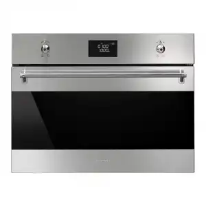Smeg - Horno Compacto Multifunción Con Microondas - SF4390MCX