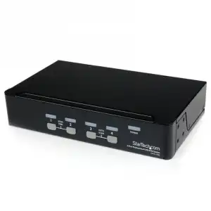 Startech SV431USB Conmutador Switch Profesional KVM 4 Puertos Vídeo VGA-USB