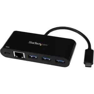 StarTech US1GC303APD Hub USB-C a 3xUSB 3.0/RJ-45/USB-C