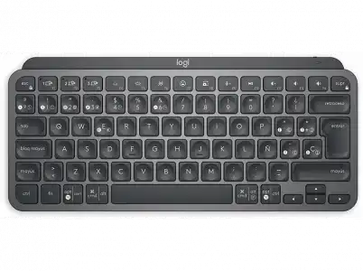 Teclado inalámbrico - Logitech MX Keys Mini, Para Apple Mac/Windows, Bluetooth, Retroiluminación, Botones easy-switch, USB-C, Carga rápida, Negro