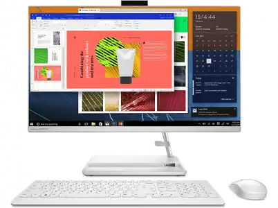 All in one - Lenovo IdeaCentre AIO 3 27ALC6, 27 " Full-HD, AMD Ryzen™ 5 7530U, 16GB RAM, 512GB SSD, Radeon™ Onboard Graphics, Windows 11 Home, Blanco
