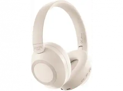 Auriculares inalámbricos - Vieta Pro Way 3, Dual Pairing, Gaming Mode, Doble plegado, 50 hs, Blanco