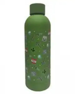 Botella de acero Minecraft Verde 500ml