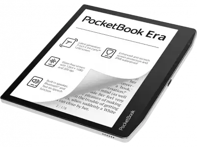 eBook - PocketBook Era Profesional, 7" E Ink Carta™ 1200, 16 GB, 1GB RAM, SMARTlight, Altavoz integrado, 300 DPI, Stardust Silver