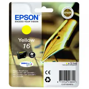 Epson 16 Amarillo WF-2520NF/WF-2530WF/WF-2010W