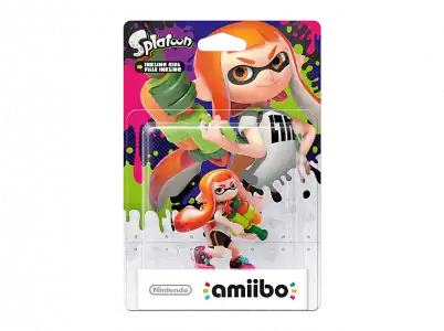 Figura - Nintendo amiibo Colección Splantoon: Inkling Chica (Naranja)