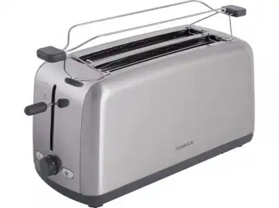 Kenwood - Tostador TTM470 Con 1500W Y Dos Ranuras Largas Metal