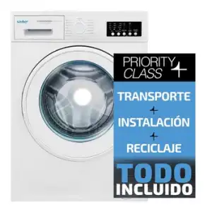 Lavadora Carga Frontal Sauber Serie 1-10120 10 Kg 1200 Rpm E Blanco