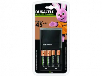 Pilas recargables con cargador - Duracell Speedy (2 AA+2 AAA)