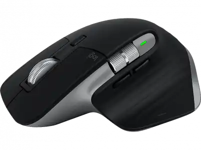 Ratón inalámbrico - Logitech MX Master 3S para Mac, Inalámbrico, 8000 ppp, Botones personalizables, 70 días de duración batería, Negro