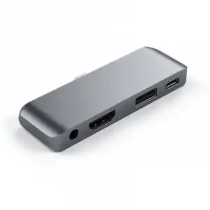 Satechi ST-TCMPHM Hub Adaptador USB-C Multipuertos Gris