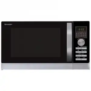 Sharp R843INW Microondas con Grill 3 en 1 25L 900W Plata