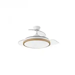 Akunadecor - Ventilador De Techo Metal Blanco Evros