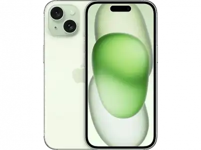 Apple iPhone 15, Verde, 128 GB, 5G, 6.1" OLED Super Retina XDR, Chip A16 Bionic, iOS