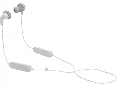 Auriculares deportivos - JBL Endurance Run 2 BT, Con cable, Intraurales, Blanco