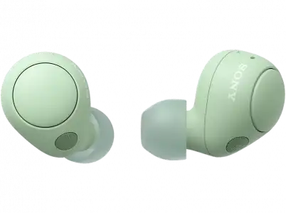 Auriculares True Wireless - Sony WFC700NG, Cancelación de ruido (Noise cancelling), Cómodo y estable, Estuche carga hasta 15h, ANC, Bluetooth, Verde