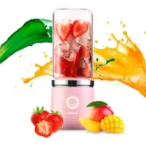 Batidora Portátil De Vaso Individual Para Smoothies (rosa)