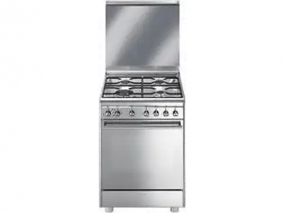 Cocina de gas - SMEGCX 68 M8-1, Acero inoxidable, A, 72L