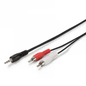 Digitus Cable de Audio Estereo Jack 3.5mm/2x RCA 1.5m