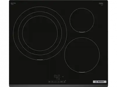 Encimera - Bosch PID631BB5E, Eléctrica, inducción, 3 zonas, Negro