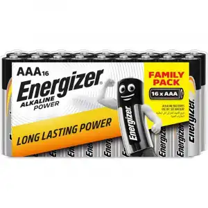 Energizer Alkaline Power Pilas AAA LR03 16 Unidades