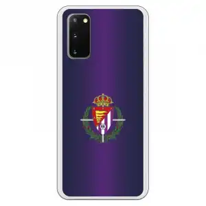 Funda para Samsung Galaxy S20 Licencia Oficial Real Valladolid Escudo Fondo Lila