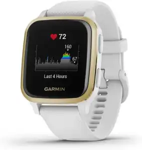 Garmin Venu Sq Dorado Blanco