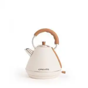 Hervidor De Agua Eléctrico - Kettle Retro - Blanco