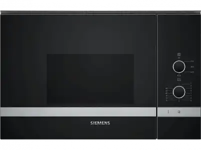 Microondas - Siemens BF520LMR0, 800 W, 20 L, 5 potencias, Descongelación, Negro