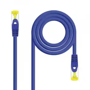 Nanocable Cable de Red S/FTP RJ45 LSZH Cat.6A 0.5m Azul