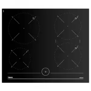 Teka iKnob IT 6450 Placa de Inducción 5 Zonas Cristal Negro