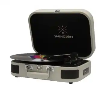 Tocadiscos Bluetooth Swingson On Stage Gris