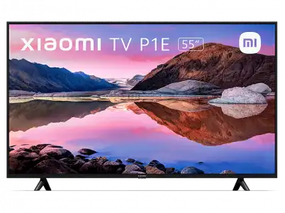 TV LED 55" - Xiaomi P1E, UHD 4K, Smart TV, HDR10, Google Assistant, Dolby Audio™, DTS-HD®, Negro