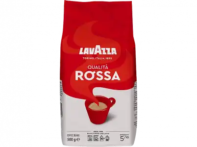 Café en grano - Lavazza, Qualità Rossa, Tostado, 500 g