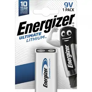 Energizer Ultimate Lithium Pila de Litio L522 9V