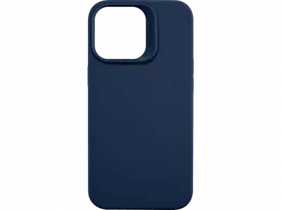 Funda - CellularLine SENSATIONIPH14PRMB, Para Apple iPhone 14 PRO MAX, Trasera, Silicona, Azul