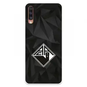 Funda Para Samsung Galaxy A70 Del Académica De Coimbra Escudo Fondo Negro - Licencia Oficial Académica De Coimbra