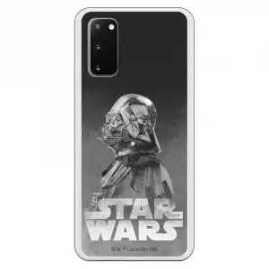 Funda para Samsung Galaxy S20 Oficial de Star Wars Darth Vader Fondo Negro