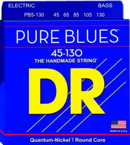 Juego De Cuerdas Para Bajo Dr Pb5-130 Pure Blues