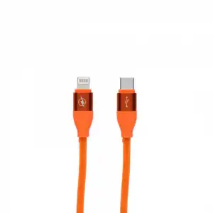 Mobile Tech Cable USB-C a Lightning Naranja 1.5m