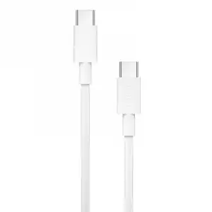 Nubbeh Borealis Cable USB-C a USB-C de Silicona Líquida 1.5m 3a 60W Blanco