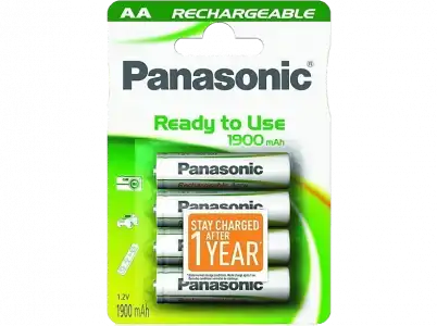 Pila AA - Panasonic Evolta Wentronic, 1900 mAh, NiMH 4-BL, Blanco