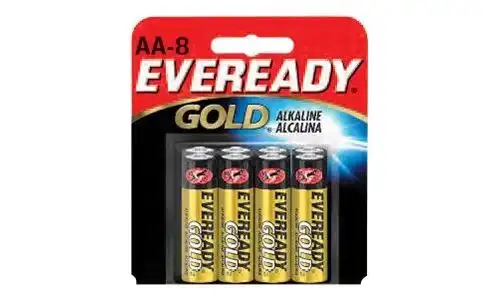 Pilas alcalinas AA Energizer Eveready Gold LR6 Pack 8