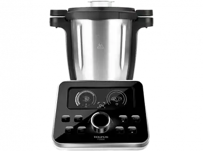 Robot de cocina - Taurus Foodie, 1500 W, Multifuncional, 31 funciones, 12 velocidades, 3.5 L, Blanco