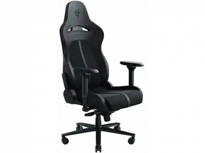 Silla gaming - Razer Enki, Reposabrazos 4D, Carga máxima 136 kg, Cuero sintético, Arco lumbar, Negro