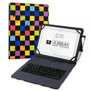 Subblim Keytab Squares USB Funda para Tablet 10.1"