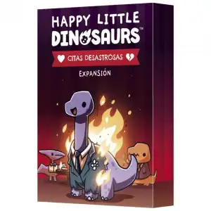 Asmodee Happy Litte Dinosaurs Citas Desastrosas Expansión de Juego de Cartas