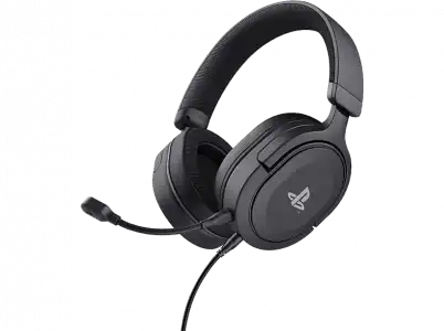 Auriculares gaming - Trust Gaming GXT 498 Forta, Con cable, Micrófono desmontable, Ecológico, Negro