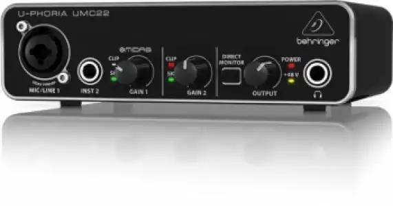 Behringer U-phoria Umc22 Interfaz De Audio