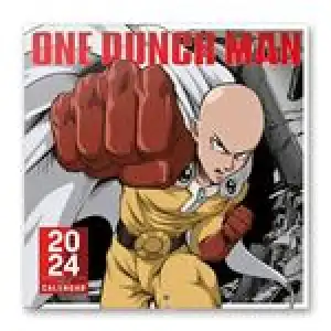Calendario de pared 2024 Erik 30x30 One Punch Man